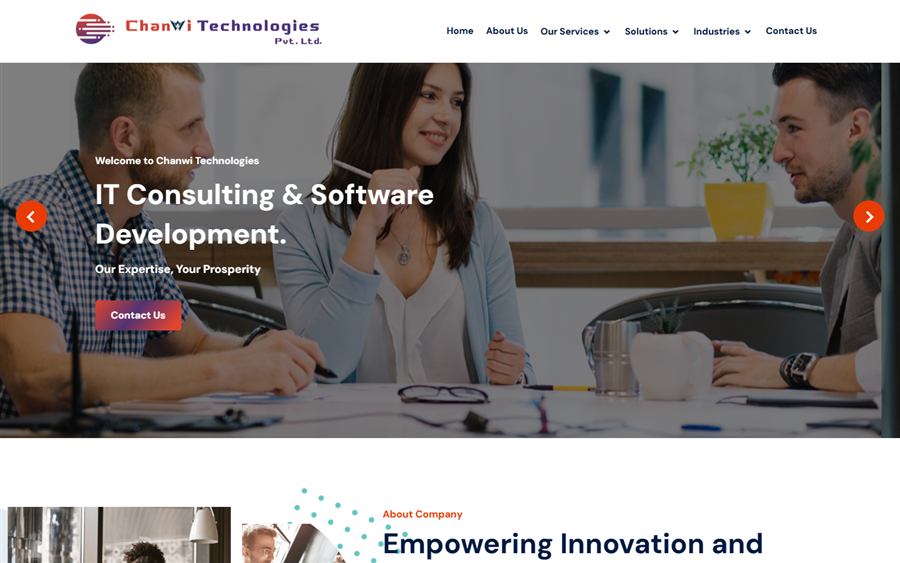 Chanwi Technologies website