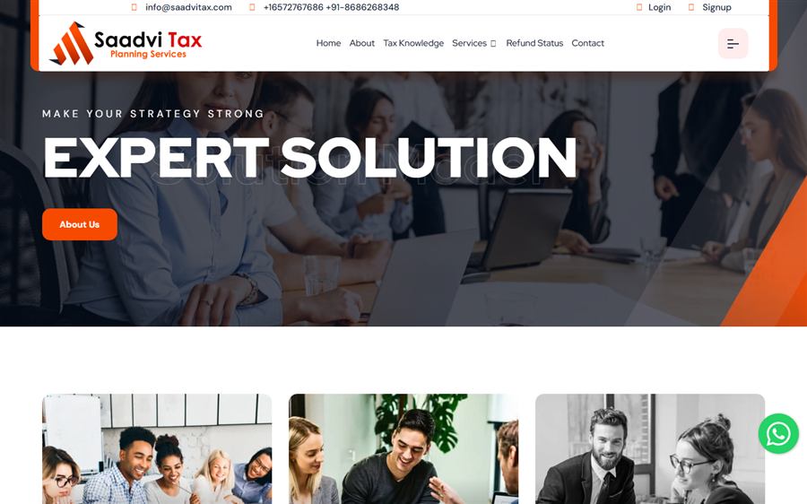 Saadvitax website