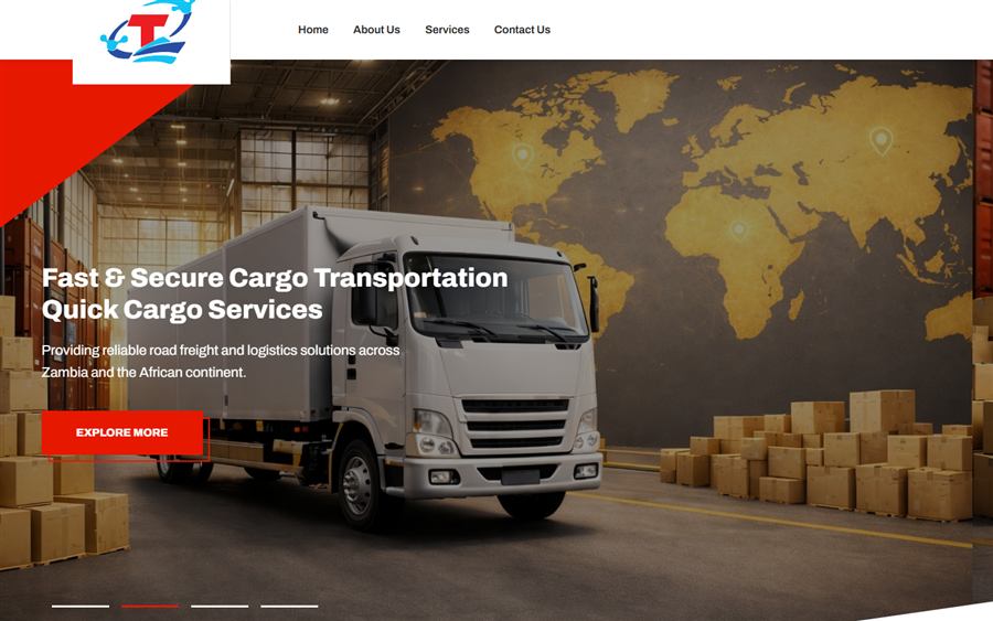 Transchem Logistics Zambia website